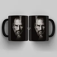 PUREZENTO Ceramic Steve Jobs Coffee Tea / Milk Cup (Multicolour)-thumb3