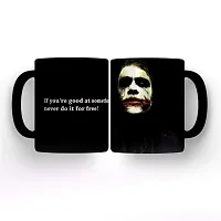 PUREZENTO Joker Words Coffee Tea / Milk Cup (Pack of 1)-thumb2