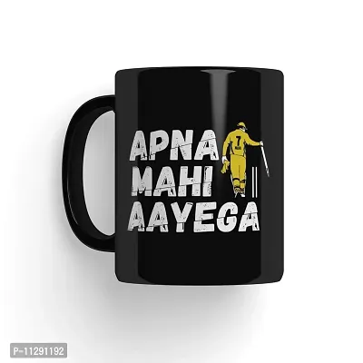 PUREZENTO Ceramic Apna Mahi Aayega Coffee Tea /Milk Cup-thumb0