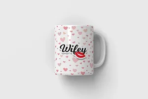 PUREZENTO ""Hubby. Wifey. Couple Ceramic Tea/Coffee Mug for Valentine Day Gift for Girlfriend, Boyfriend,Husband and Wife,Friends,Anniversary,Hubby Wifey,Birthday ,Set of 2-thumb4