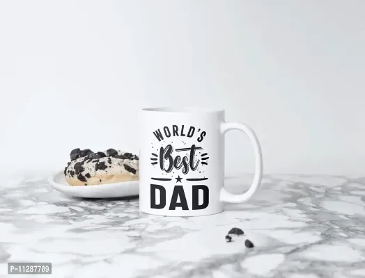 PUREZENTO World Best DAD Ceramic Coffee Tea / Milk Mug(Pack of 1)-thumb5