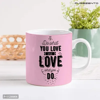 PUREZENTO Do What You Love & Love What You Do Coffee Tea / Milk Cup-thumb3