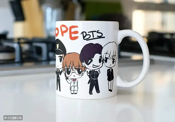 PUREZENTO DOPE BTS Logo Printed Coffee Tea / Milk Mug(Pack of 1)-thumb3