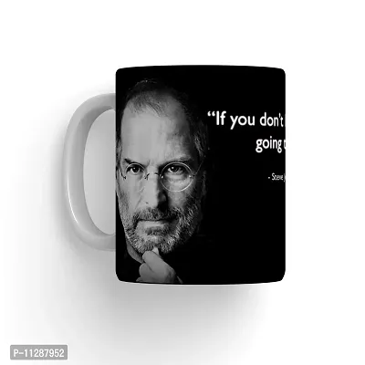 PUREZENTO Ceramic Steve Jobs Coffee Tea / Milk Cup ( Multicolour)-thumb5