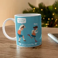 PUREZENTO?Happy Raksha Bandhan Gift for Every Brother Sister Love Ceramic Coffee Mug-thumb2