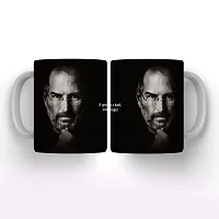 PUREZENTO Steve Jobs Ceramic Coffee Cup (Multicolor)-thumb2