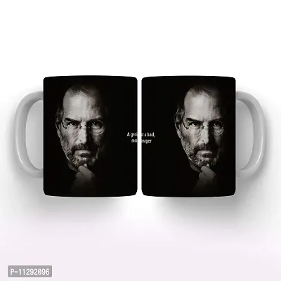 PUREZENTO Steve Jobs Ceramic Coffee Cup (Multicolor)-thumb3