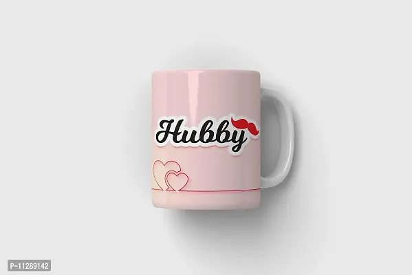 Purezento ""Hubby Wifey Flying kiss"" Couple Ceramic Tea/Coffee Mug for Valentine Day Gift for Girlfriend, Boyfriend,Husband and Wife,Friends,Anniversary,Hubby Wifey,Birthday ,Set of 2-thumb4