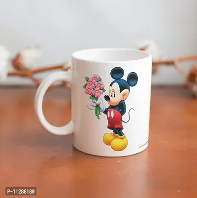 PUREZENTO?Micky Mouse Design for Brother Sister for Raksha bandhan Ceramic Coffee Mug-thumb4