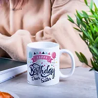 purezento Happy Birthday Dear Sis Best Gift for Sister's Birthday. Ceramic Coffee Mug-thumb3