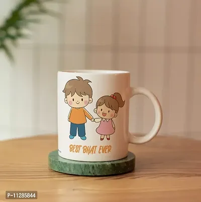 PUREZENTO?Best Bhai Ever Raksha Bandhan Special Design Mug Ceramic Coffee Mug-thumb3