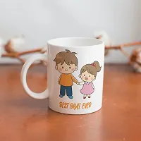 PUREZENTO?Best Bhai Ever Raksha Bandhan Special Design Mug Ceramic Coffee Mug-thumb3