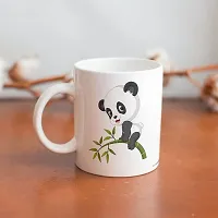 PUREZENTOMr. Panda & Miss Panda Gift for Brother Sister on Rakhsa Bandhan Ceramic Coffee Mug-thumb3