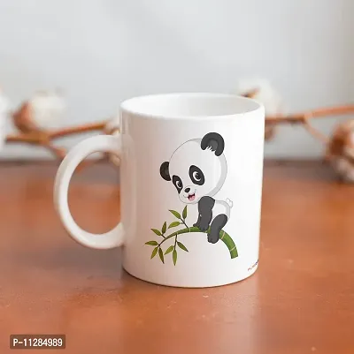 PUREZENTOMr. Panda & Miss Panda Gift for Brother Sister on Rakhsa Bandhan Ceramic Coffee Mug-thumb4