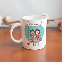 PUREZENTO?Happy Raksha Bandhan Gift for Every Brother Sister Love Ceramic Coffee Mug-thumb3