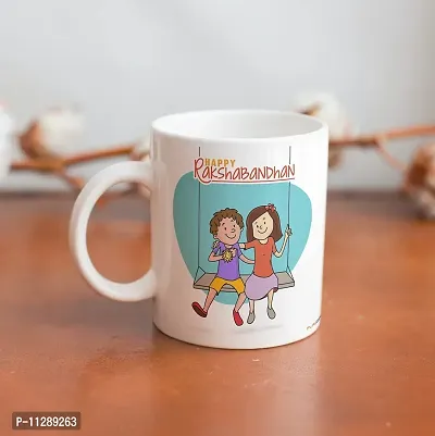 PUREZENTO?Happy Raksha Bandhan Gift for Every Brother Sister Love Ceramic Coffee Mug-thumb4