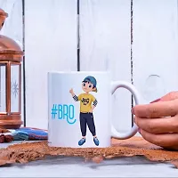 PUREZENTO?#BRO Gift for Brother on Raksha Bandhan / Birhtday Ceramic Coffee Mug-thumb3