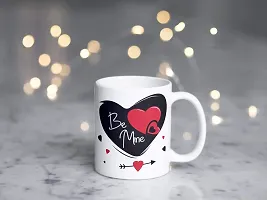 PUREZENTO BE Mine Couple Love Ceramic Coffee Tea / Milk Mug(Pack of 1)-thumb2