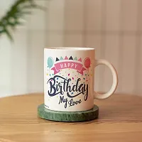 purezento Happy Birthday My Love Best gfit for bf/gf/Husband/Wife Birthday Ceramic Coffee Mug-thumb1