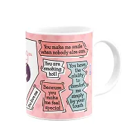 PUREZENTO Reason Why I Love You Quote Mug for Couple/BF/GF/Valentine Loved Ones Printed Ceramic Coffee Tea Mug (Pack of 1)-thumb3
