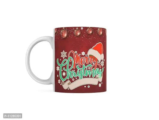 PUREZENTO Merry Christmas Printed Ceramic Coffee Tea / Milk Mug (330 ML)-Xmas Decorations, Christmas Gifts, Xmas Mugs, Christmas Presents(Pack of 1)-thumb2