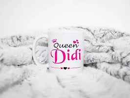 PUREZENTO King JIJU Queen DIDI Best Gift Coffee Mug for JIJU DIDI Ceramic Coffee Tea / Milk M UG(Pack of 2)-thumb2