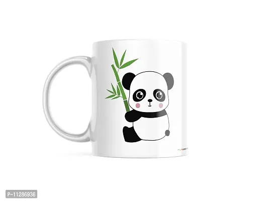 PUREZENTO Mr. Panda for Brother on Raksha bandhan / Birthday Ceramic Coffee Mug