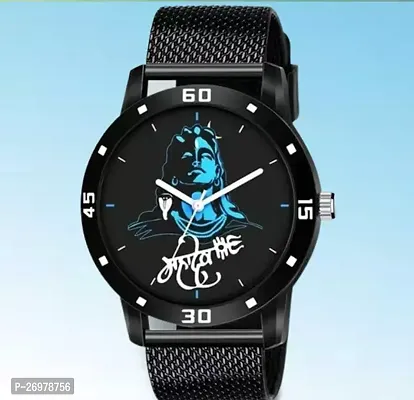 Stylish Men Rubber Analog Casual Watch