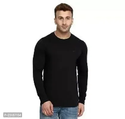 Reliable Black Polyester Printed Round Neck Tees For Men