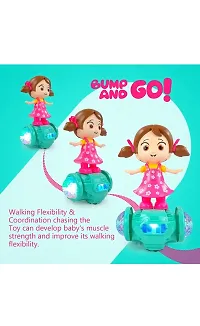 Interactive musical/Dancing Bump and go Doll 5d lights with music..Best birthday gifts and return gifts for girls and boys-thumb1