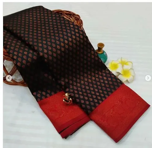 Beautiful Art Silk Saree With Blouse Piece For Women