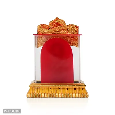 Awesome Craft Gold Plated Shree Ram Darbar in Cabinet Shree Ram Darbar Car Dashboard, Acrylic Decorative Showpiece - 7 cm  (Gold Plated, Gold)-thumb5