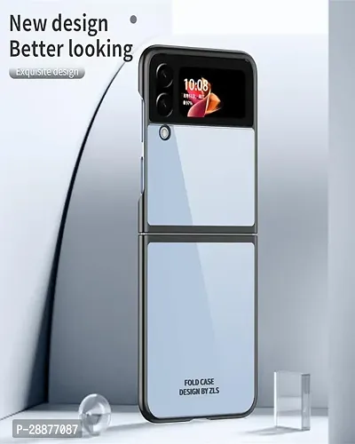 PLGO Samsung Galaxy Z Flip 4 Case, Folding Protective Cover-thumb4