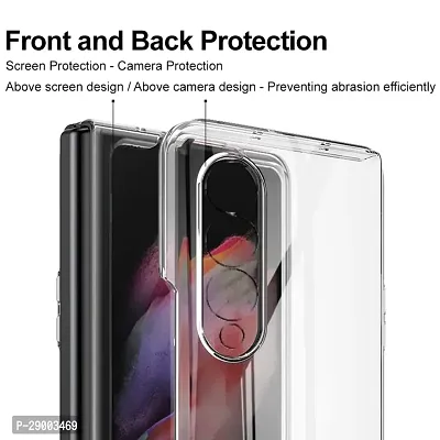 Slim Protective Transparent Case Cover for Galaxy Z Fold 3-thumb4