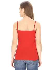 Friskers Multi Color Cotton Rib Women Camisole Pack of 2-thumb3