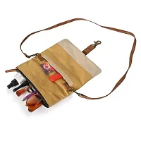 Mona B Finley Canvas Recycled Womens Sling Crossbody Bag Eco Friendly Shoulder Bag-thumb1