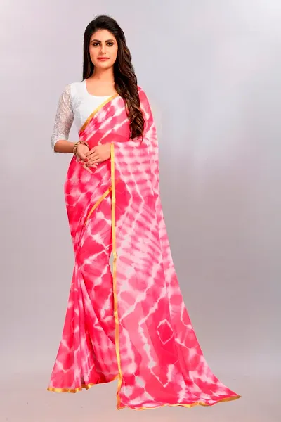  Chiffon Saree with Blouse piece 