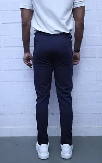 Blue Lycra Pants for Men-thumb2