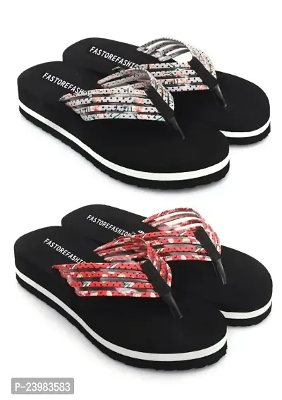 Daily Use Comfortable Stylish and Trending Flip-Flop Slippers For Women and Girl