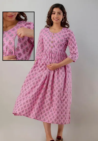 Beautiful Rayon Maternity Kurti For Women