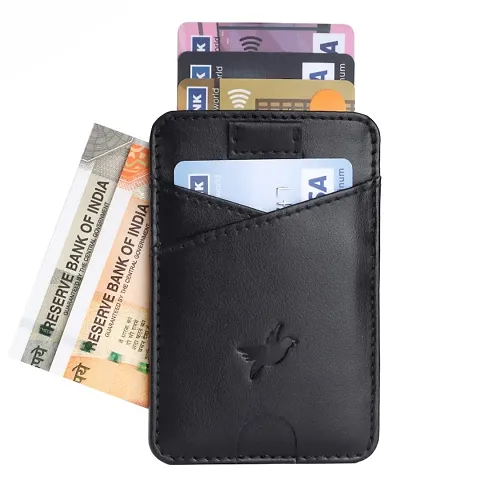 Mens Women Casual RFID Blocking Artificial Leather Credit Card Debit Card Holder Wallet ( 5 Card Slots )