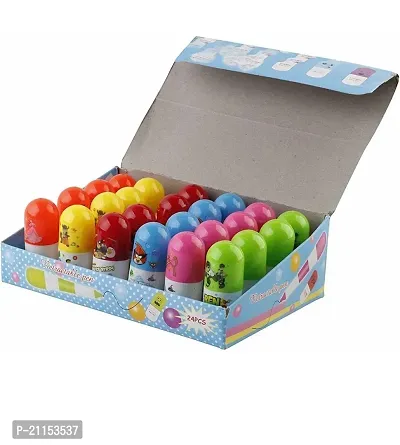 Digital Deals Capsule Shape Ball Pens - Pack of 12 pcs for Return Gifts for Kids- Plastic,Multi Color-thumb3