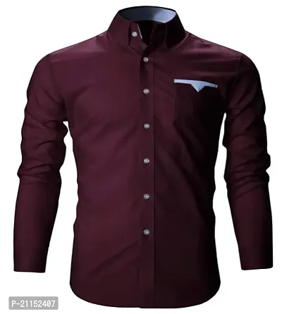 Men's Regular Fit Casual Shirt(RET033)-thumb0