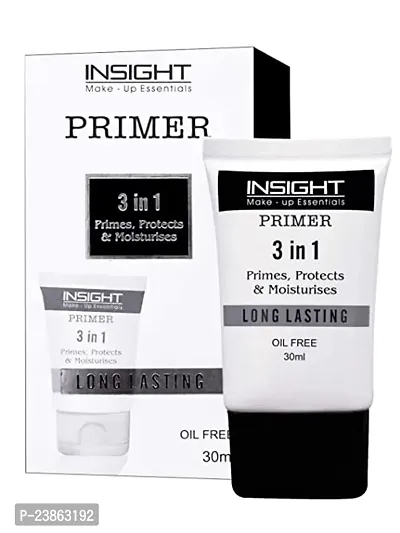 Insight Primer 3 In 1 Oil Free Primer (White) Primer - 30 ml  (White)
