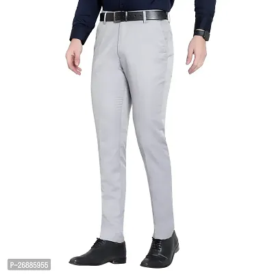 Men's Stylish Regular Fit Poly Cotton Trouser For Men-thumb2