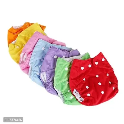 Reusable Baby Diapers- Pack Of 1, Random Color-thumb0