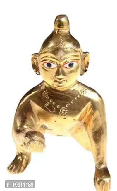 Brass Laddu Gopal Idol