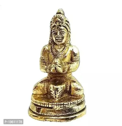 Brass Maa Parvati Idol/ Small Size Parvati Idol-thumb0