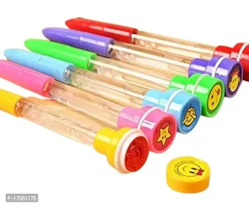 LITTLEMORE - Reusable Writing Pens Infinite Replaceable Stamp/Bubble/Ball Point/LED Light Pen for Kids (pack of 4)-thumb0
