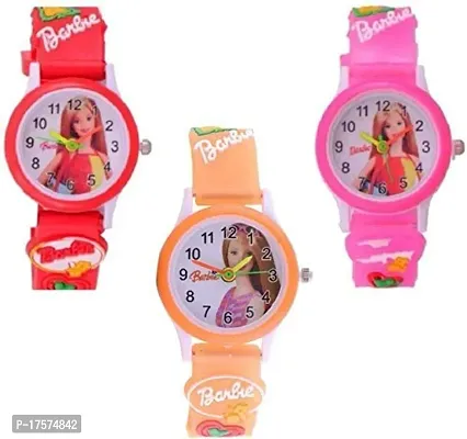 S S TRADERS Zest4Kids Red, Orange,  Pink Watch for Kids Girl